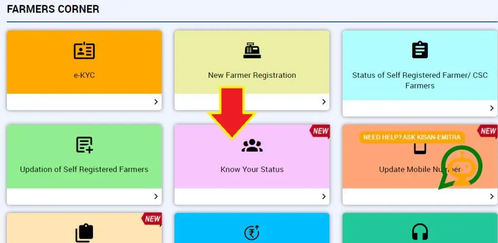 PM Kisan Status check