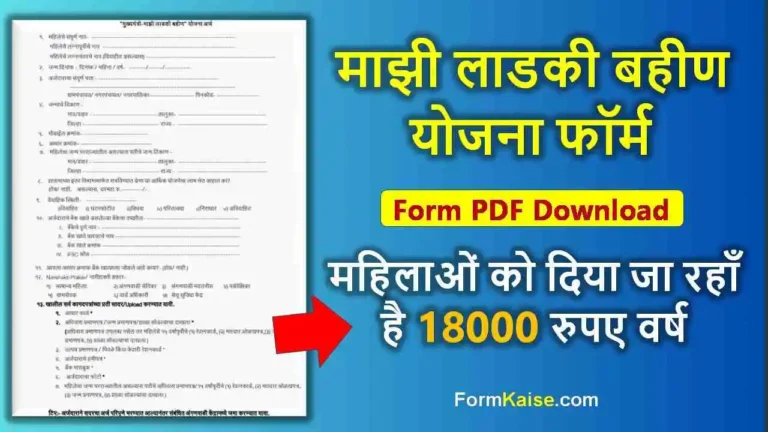 ladki bahin yojana form