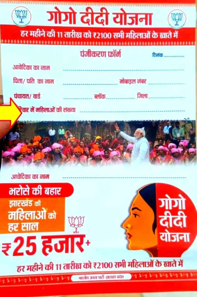 go go didi yojana form pdf