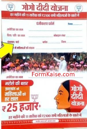 gogo didi yojana form kaise bhare