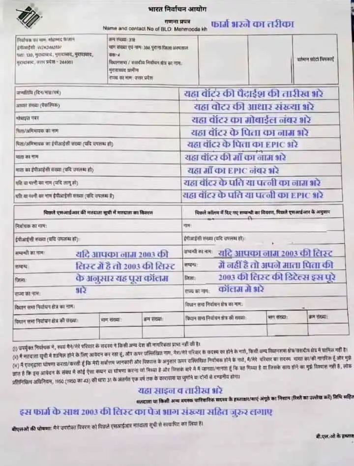 sir form download pdf
